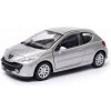 Welly Peugeot 207 Stříbrný 1:34-39