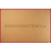 Korková nástenka 180x120 (AL rám červený)