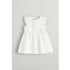 ŠATY GANT BRODERIE ANGLAISE FRILL DRESS WHITE