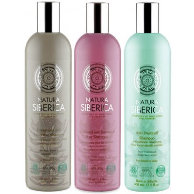 Natura Siberica Daurian Rose šampón na suché vlasy 400 ml
