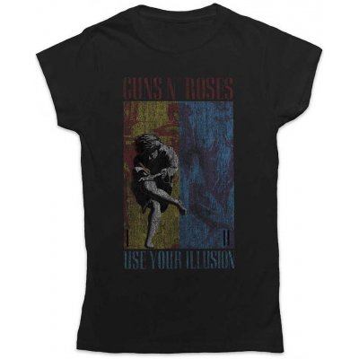Guns N’ Roses tričko Use Your Illusion Čierna XXL