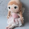 METOO Metoo bábika Boho 70 cm v ružových šatách
