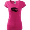 Hasičské auto Hasiči - Dámske tričko Pure - XL ( Purpurová )