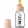 Dojčenská sklenená fľaša BIBS Baby Bottle - blush 110 ml