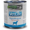 Vet Life dog hypoallergenic duck & potato konzerva 300 g