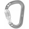 Karabína Petzl Rocha Screw-Lock - light grey