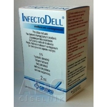 Infectodell 5 % hydroxid draselný 2 ml