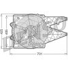 Ventilátor, chladenie motora DENSO DER09101