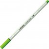 STABILO Pen 68 brush - prémiová fixka s variabilným hrotom - samostatná fixka - bledozelená