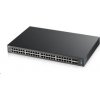 Zyxel XGS2210-52 52-portový gigabitový spravovaný prepínač L2+, 48x gigabitový RJ45, 4x 10GbE SFP+