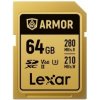 Lexar SDXC ARMOR Gold Nehrdzavejúca Oceľ (V60) 64GB