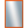 DANTIK - Zrkadlo v rámu, rozmer s rámom 40x60 cm z lišty PASTELKA oranžová rovná (2563)