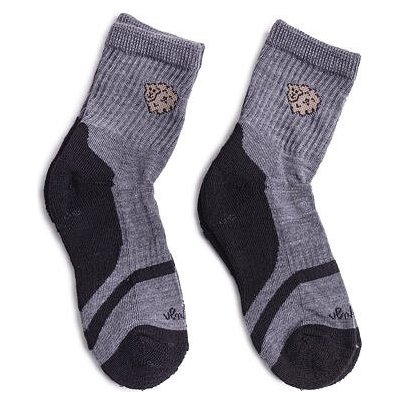 Vlnka Detské ponožky Merino 2 páry tmavo sivá