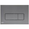 Ovládacie tlačidlo SAT plast gun metal mat SATATGM-M