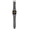 Karl Lagerfeld Strap Apple Watch 38/40/41mm silver strap Saffiano Monogram KLAWMSAKLHPK