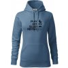 Play Eat Sleep Repeat hokej - Mikina dámská Cape s kapucí - 2XL ( Denim )