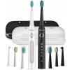 Sonic toothbrushes with head set and case FairyWill FW-507 (Black and white) Varianta: uniwersalny