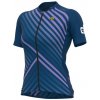 Alé letný cyklistický dres PR-R Fast Lady dámsky modrý/fialový S