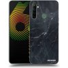 Picasee silikónový čierny obal pre Realme 6i - Black marble