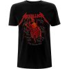 Metallica Tričko Skull Screaming Red 72 Seasons Unisex Black L