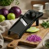 Krájač na zeleninu mandolína Tadar 37 x 16 cm čierna