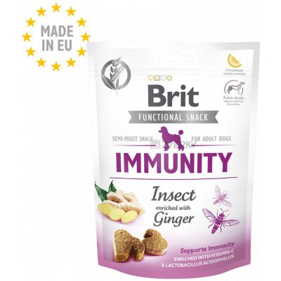 Brit snack Immunity isect & ginger 150 g