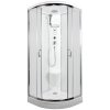 ARTTEC BRILIANT 90 x 90 cm - Parný sprchový box model 8 z činčilového skla PAN01235