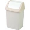Curver odpadkový koš, CLICK-IT, béžový, 50l