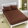 Aaryans Jersey prestieradlo hnedé Rozmery plachty: 90x200 cm