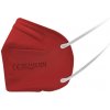 TEX-TECH respirátor FFP2 Premium, červený 5 ks