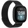 PROTEMIO 62346 MILANESE Kovový remienok pre Fitbit Versa 4 / 3 čierny