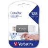 Verbatim USB flash disk, USB 2.0, 128GB, DataBar, šedý, 49456, pre archiváciu dať