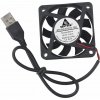 Ventilátor 60x60x15mm, 5V DC s USB konektorom