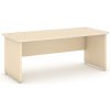 Kancelársky písací stôl ARRISTO LUX, 200x90 cm, breza