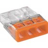WAGO WAGGO WAGO 2273-203 3x0,5-2,5 MM2 ORANGE 5 PCS