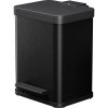 Hailo Öko uno plus M 6192600 odpadkový kôš, 17 l, ocelový plech, (š x v x h) 320 x 430 x 340 mm, čierna, s pedálovým otváraním, 1 ks; 6192600