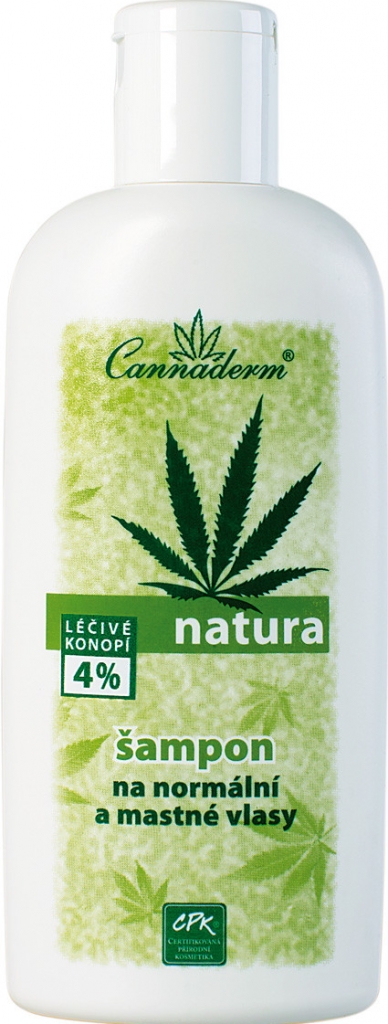 Cannaderm Natura šampón mastné a normální vlasy 200 ml
