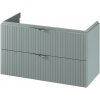 Cersanit S1015-012 - Závesná kúpeľňová skrinka pod umývadlo TIRSO 100x45 cm mintová S1015-012 + záruka 3 roky zadarmo