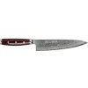 Kuchársky nôž SUPER GOU 20 cm, červený, Yaxell