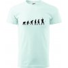 Evolúcia baseball pálkar náprah + loptička - Klasické pánske tričko vyššej gramáže - L ( Frost )