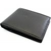 Čierna pánska kožená peňaženka Crean