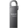 Apacer USB flash disk, USB 3.0, 64GB, AH15A, strieborný, AP64GAH15AA-1, USB A, s karabínkou (AP64GAH15AA-1)