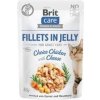 Brit Care Cat Fillets in Jelly Chicken&Cheese 85 g