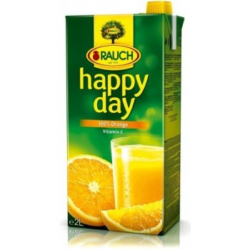 Rauch Happy Day 100% pomeranč, 2 l