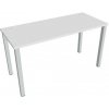 Hobis Pracovný stôl Uni, 140x75,5x60 cm, biela/sivá