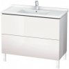 DURAVIT L-CUBE skrinka pod umývadlo stojaca biela lesklá, LC661002222