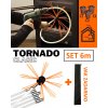 Tornado Clasic rotačná komínová kefa set 6