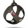 CURLI Postroj pre psov so sponou Air-Mesh Brown, 3XS, 1,5-3 kg