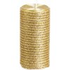 MagicHome Vianoce zlatá s glitrami 5 x 9,5 cm