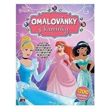 Omalovánky s kamínky Disney Princezny